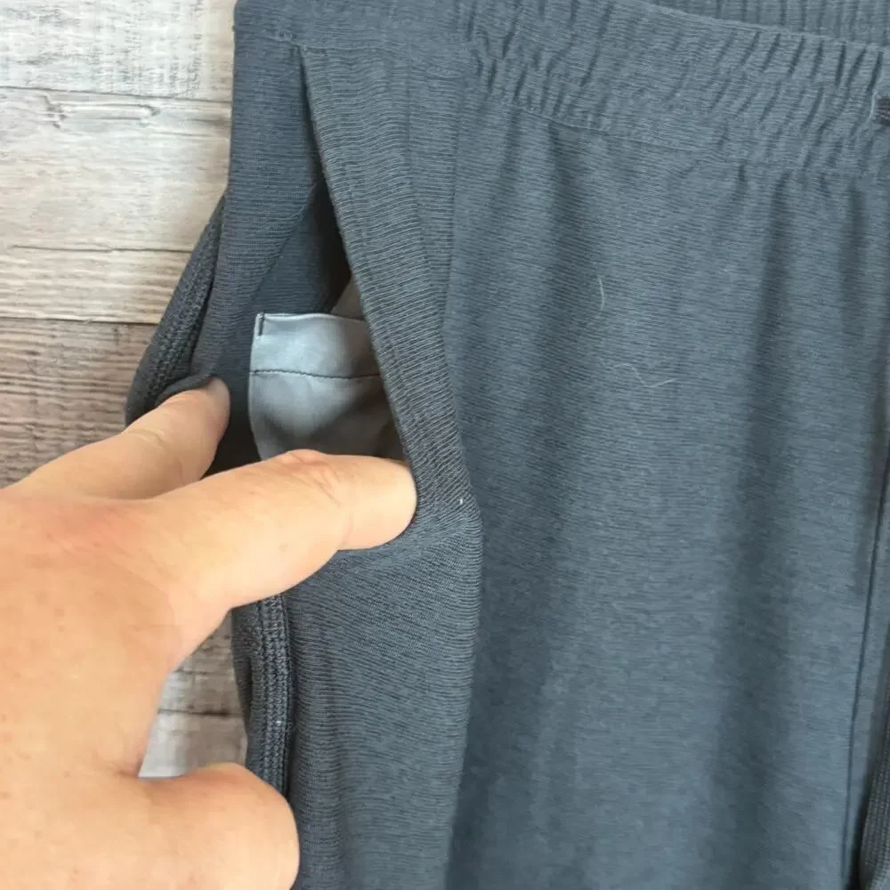 Outdoor Voices Joggers Mens Medium Gray Pockets Stretch Yoga Gym Casual